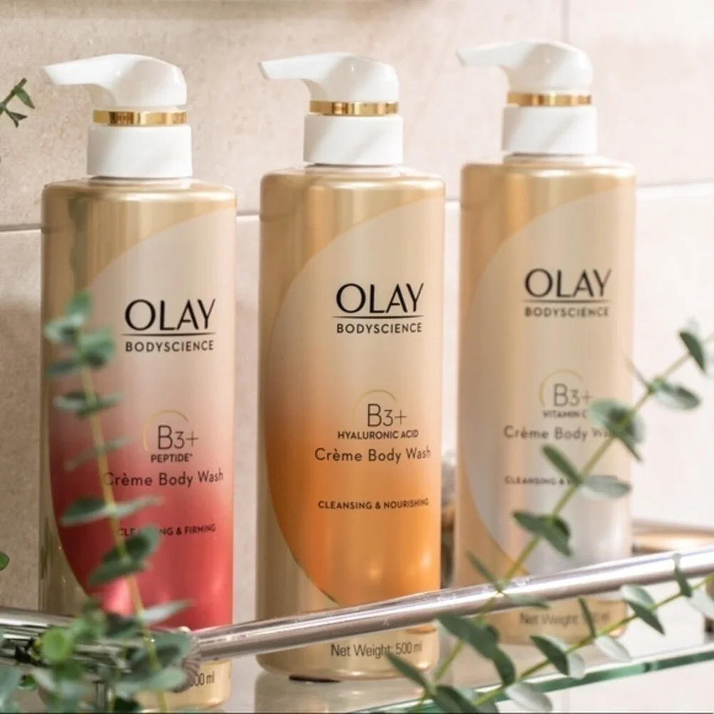 NWT Olay Body Science Body Wash B3+ Hyaluronic & Niacinamide Crème Body Wash